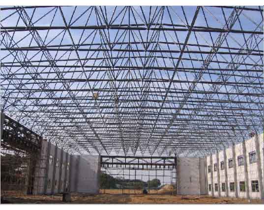 绥芬河湖南长沙5712飞机库网架工程