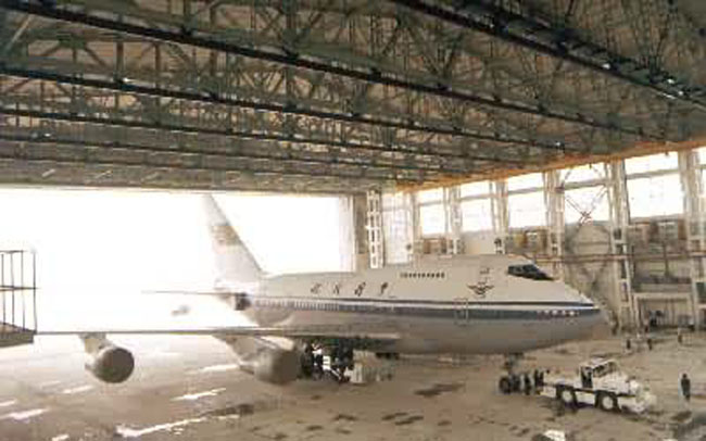 绥芬河机库网架工程